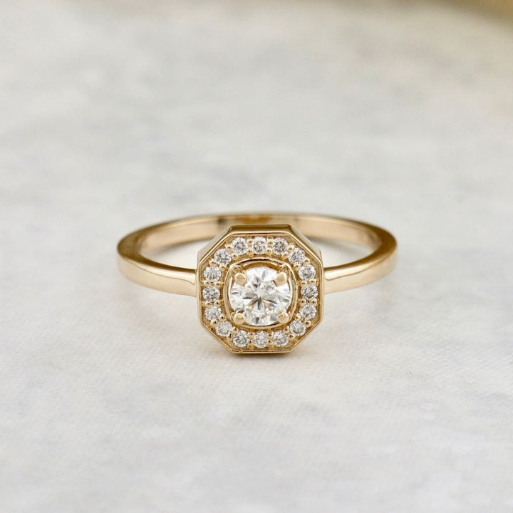 Bague Art Deco et diamants Mathieu Blanchard Bagues Bague Art Deco en or 18K et diamants - Sur mesure | Mathieu Blanchard Joaillerie Mathieu Blanchard Joaillerie