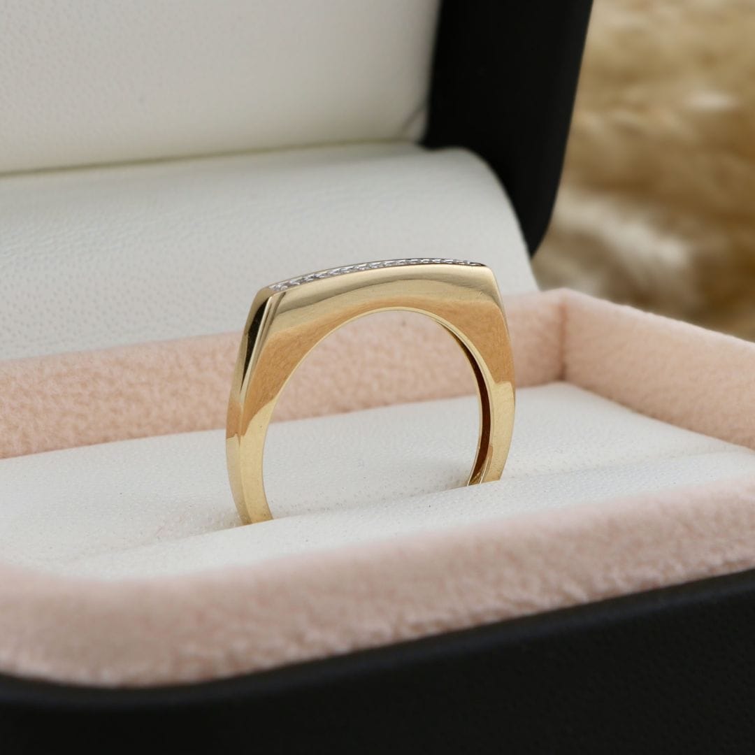 Mathieu Blanchard Bagues Bague Barre de Diamants