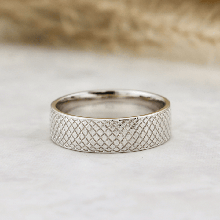 Bague Boreas Mathieu Blanchard Bagues Jonc 6mm en or 10K ou argent sterling unisexe | Mathieu Blanchard Joaillerie Mathieu Blanchard Joaillerie