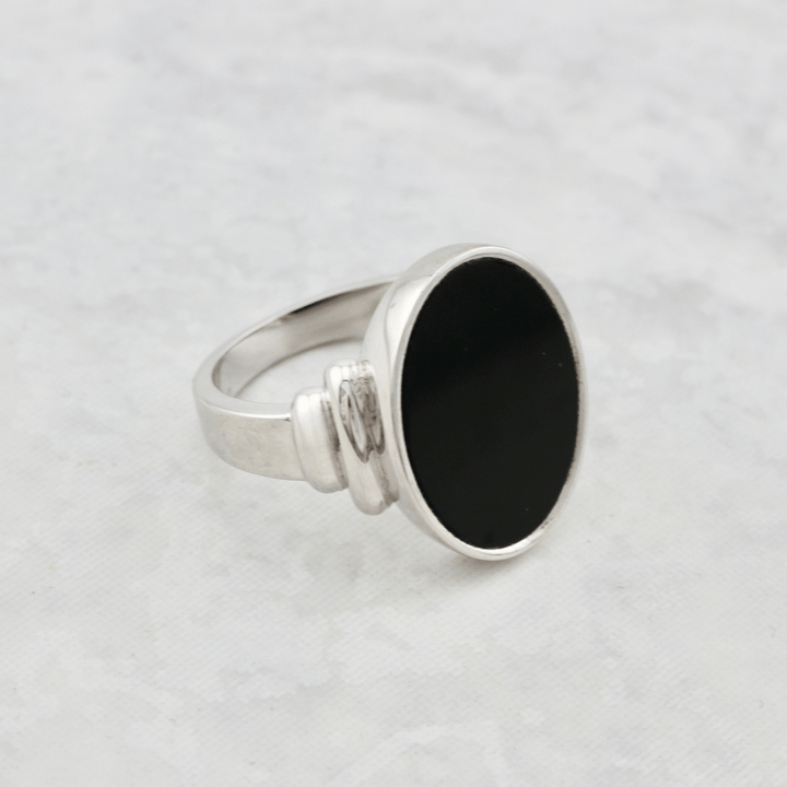 Mathieu Blanchard Bagues Bague chevalière Onyx oval