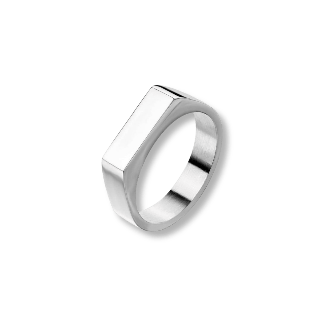 Mathieu Blanchard Bagues Bague chevalière Triomphe en acier