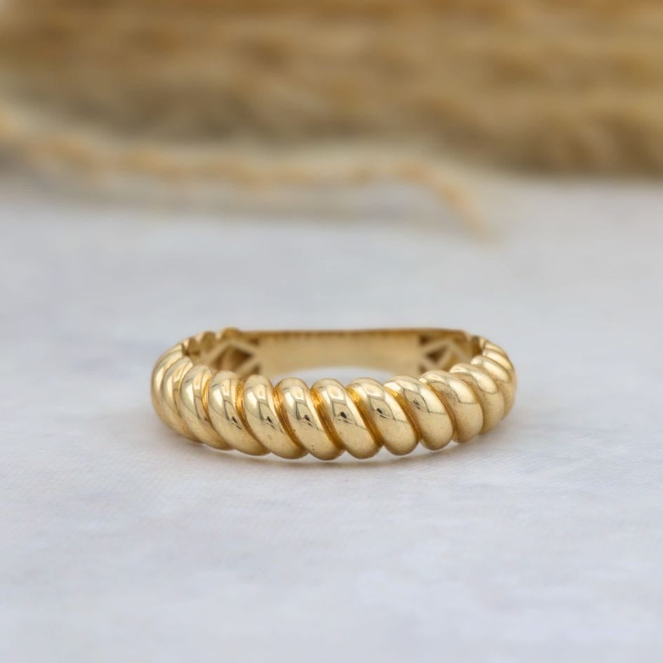 - Bagues Bague Croissant - Or 10K