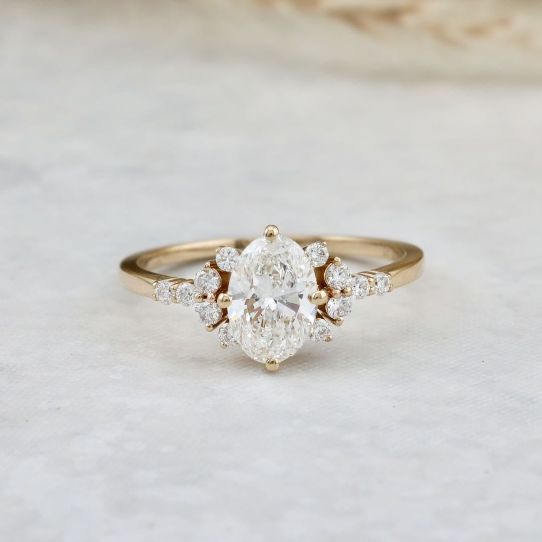 Bague Diamant Ovale Mathieu Blanchard Bagues Bague de fiançailles Diamant Oval 1ct | Mathieu Blanchard Mathieu Blanchard Joaillerie