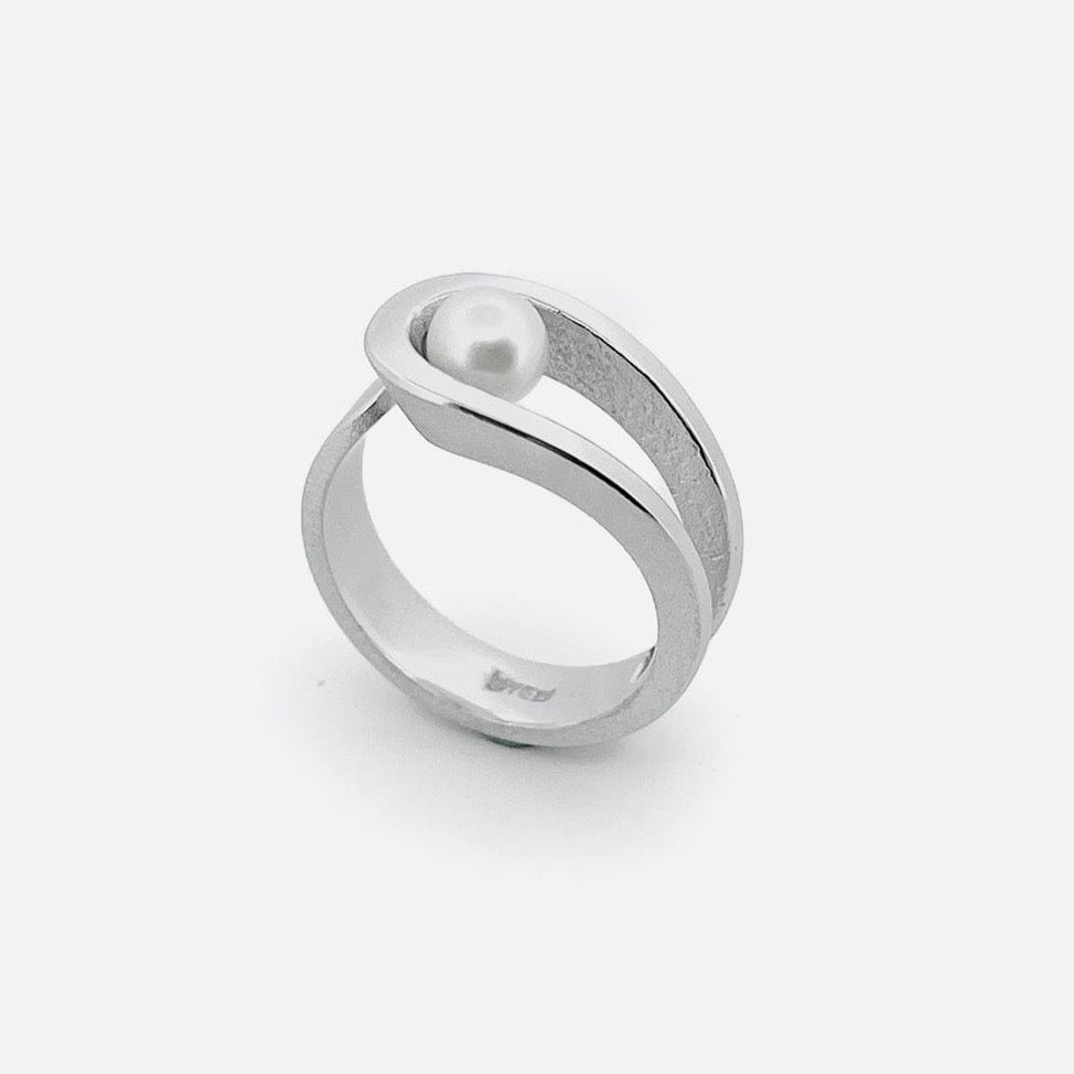 Jean Bastien Bagues Bague en argent sterling et perle