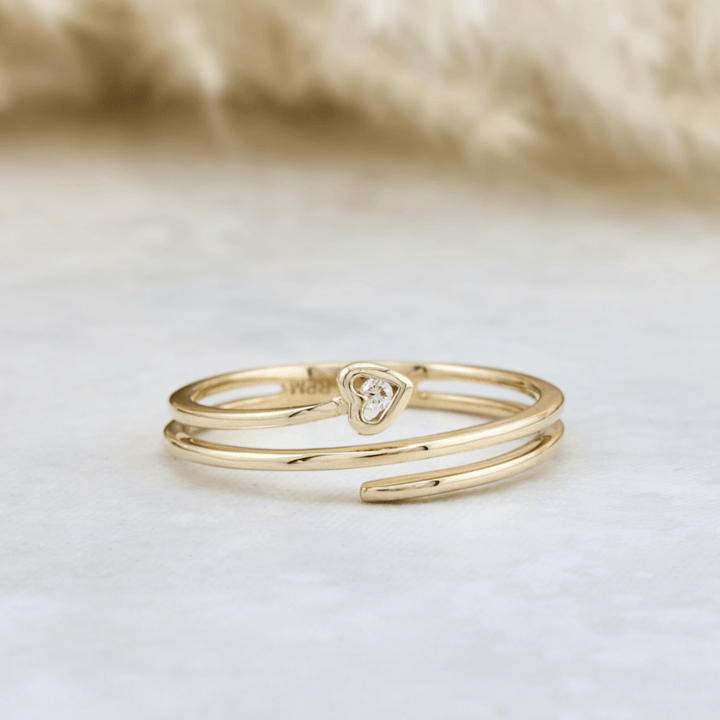 - Bagues Bague en or 10K et diamants