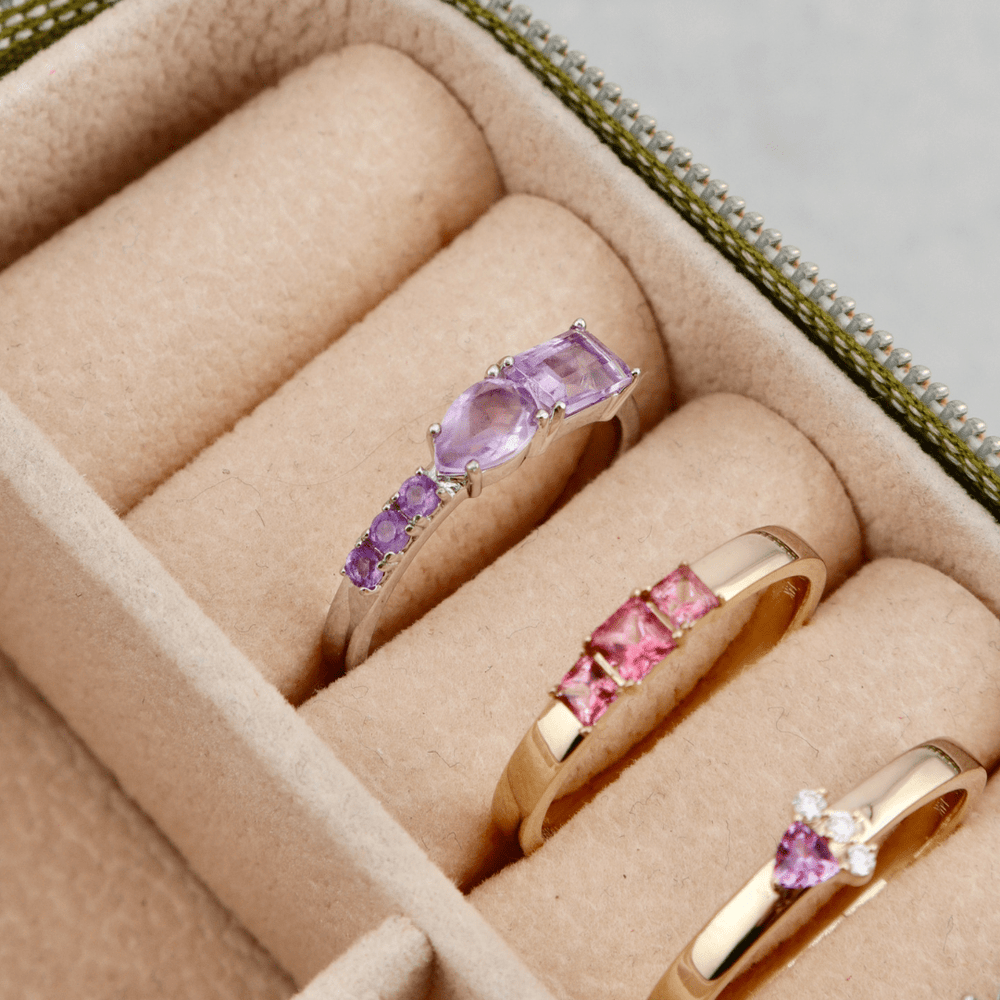 Mathieu Blanchard Bagues Bague en or 14K et améthyste