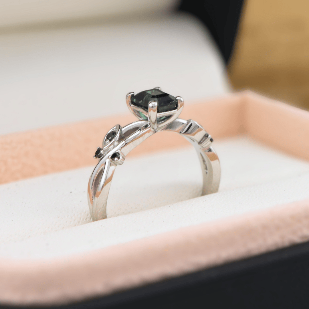 Bague Enchanteresse Saphir Mathieu Blanchard Bagues Bague Entrelacé diamants naturel | Mathieu Blanchard Mathieu Blanchard Joaillerie