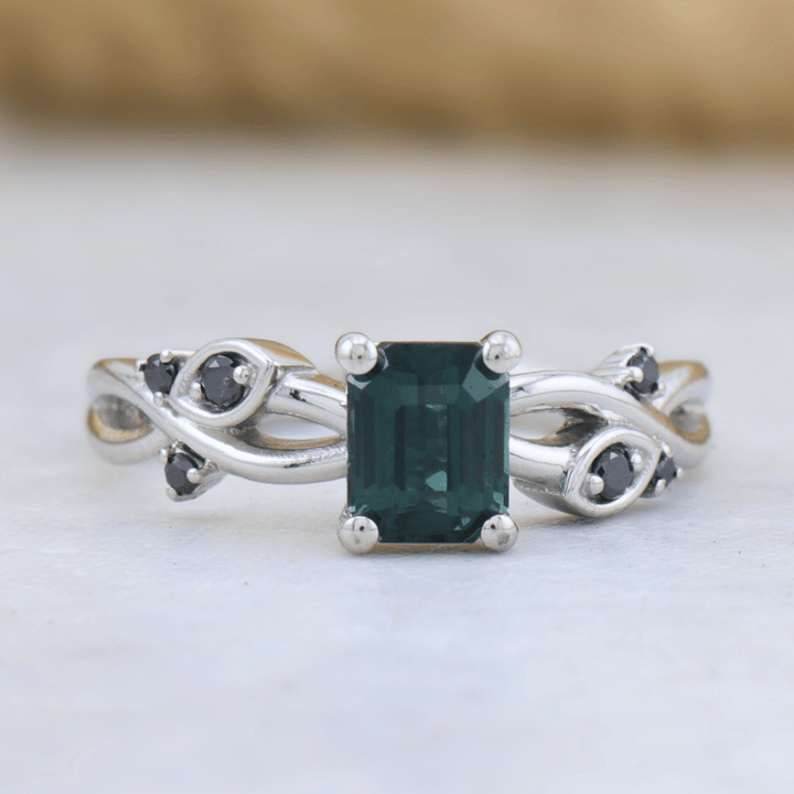Bague Enchanteresse Saphir Mathieu Blanchard Bagues Bague Entrelacé diamants naturel | Mathieu Blanchard Mathieu Blanchard Joaillerie