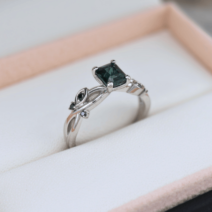 Bague Enchanteresse Saphir Mathieu Blanchard Bagues Bague Entrelacé diamants naturel | Mathieu Blanchard Mathieu Blanchard Joaillerie