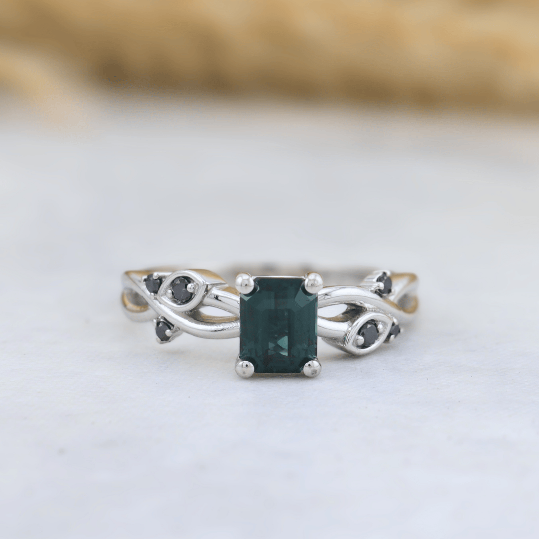 Bague Enchanteresse Saphir Mathieu Blanchard Bagues Bague Entrelacé diamants naturel | Mathieu Blanchard Mathieu Blanchard Joaillerie