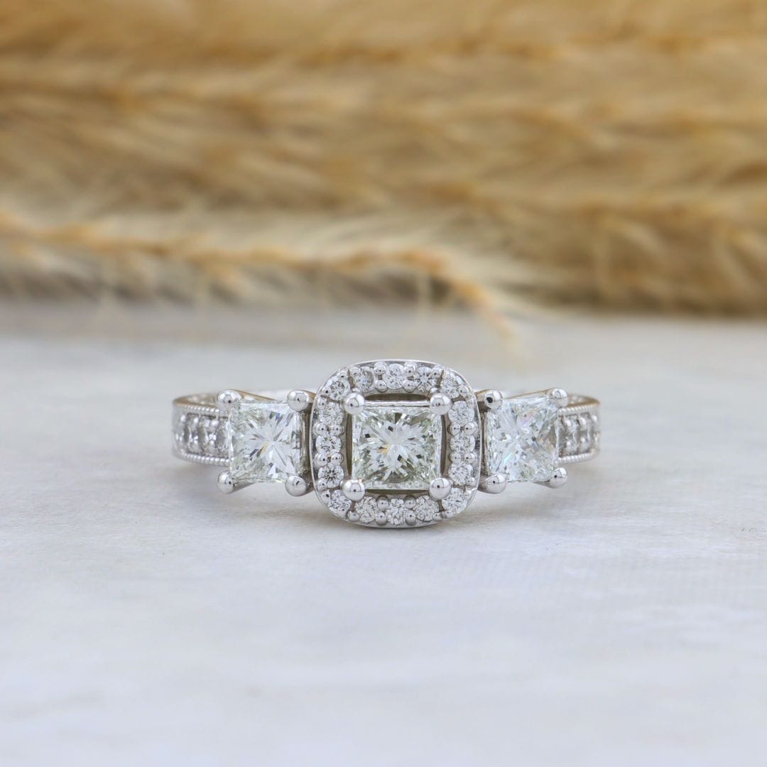 Bague ensemble d&