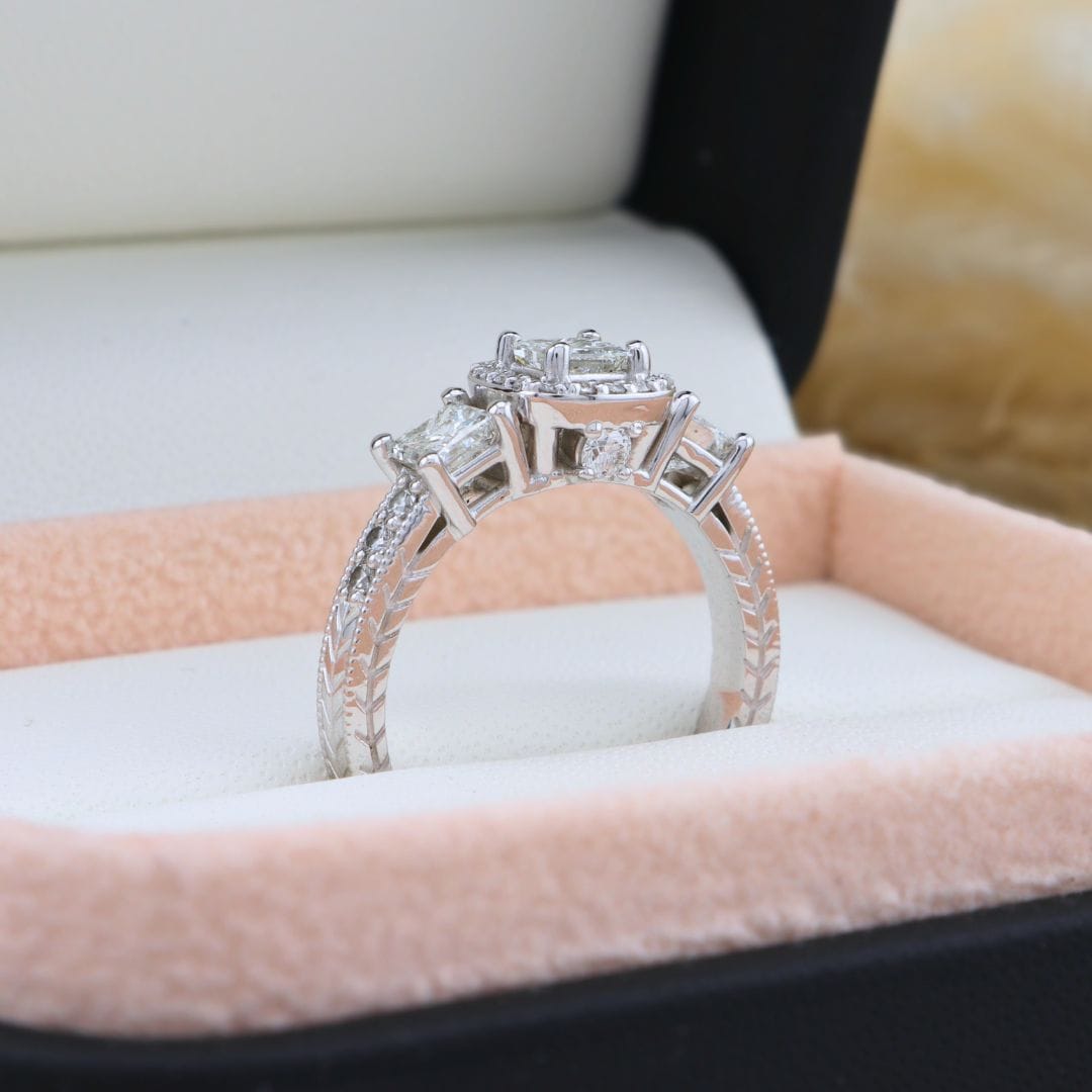 Bague ensemble d&