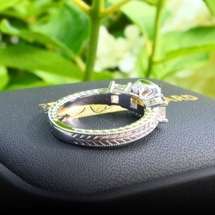Bague ensemble d&