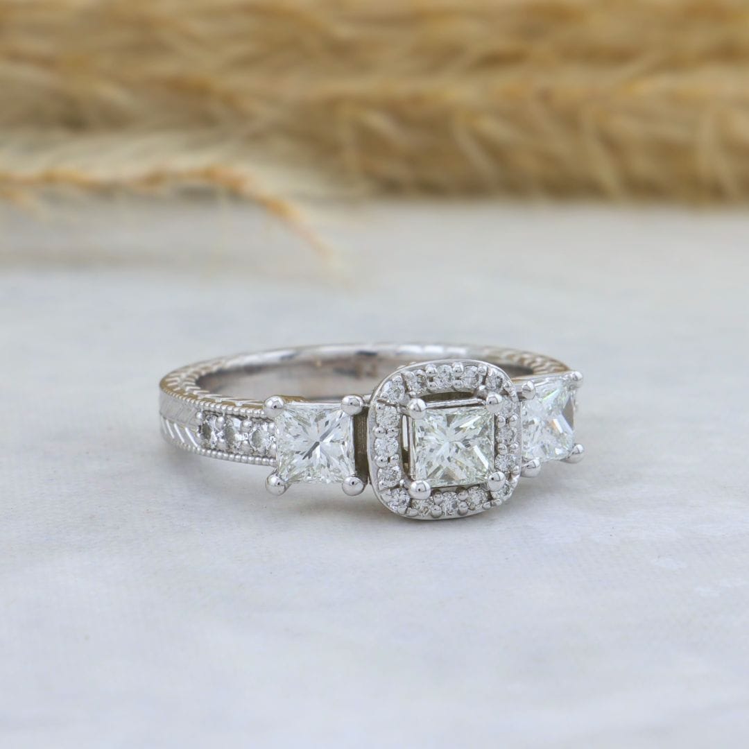Bague ensemble d&