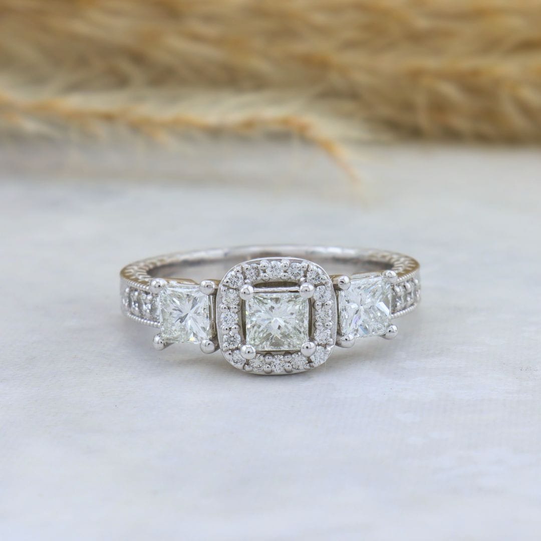 Bague ensemble d&
