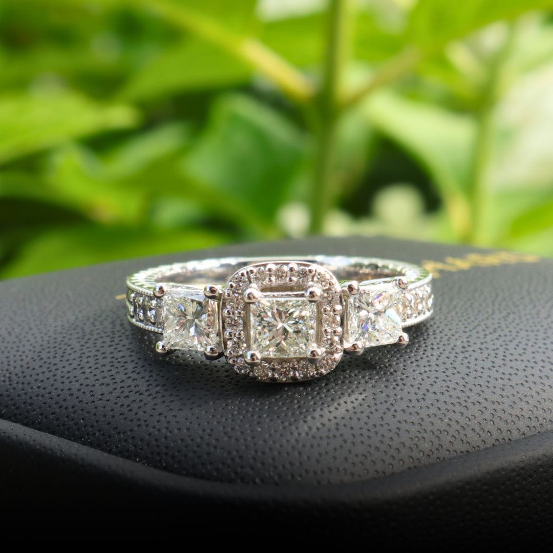 Bague ensemble d&