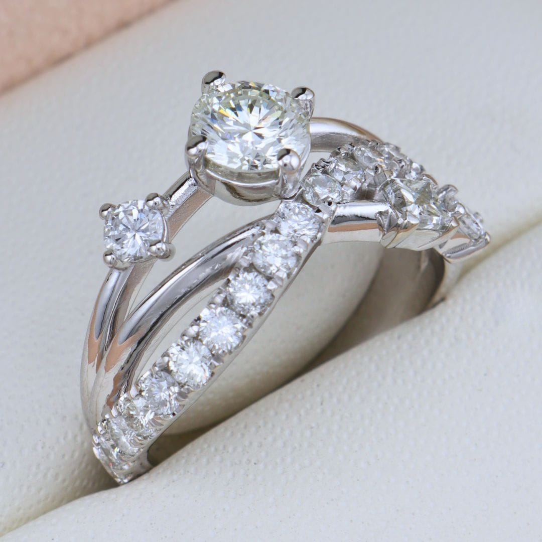 Mathieu Blanchard Bagues Bague Entrelacé - Diamants