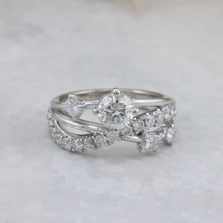 Mathieu Blanchard Bagues Bague Entrelacé - Diamants