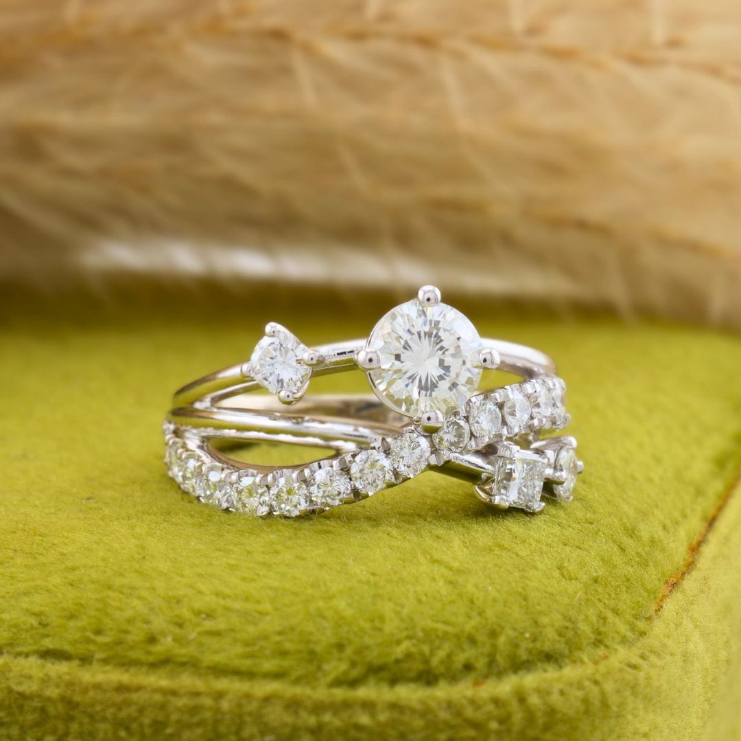 Mathieu Blanchard Bagues Bague Entrelacé - Diamants