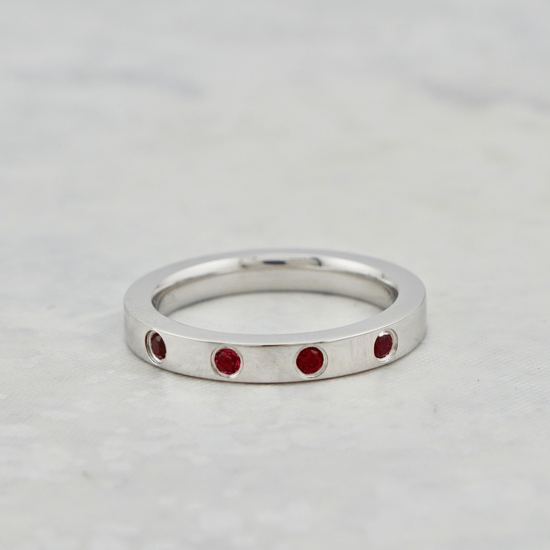 Bague Famille Mathieu Blanchard Bagues Bague Famille Grenat et Tourmaline Rose | Mathieu Blanchard Mathieu Blanchard Joaillerie