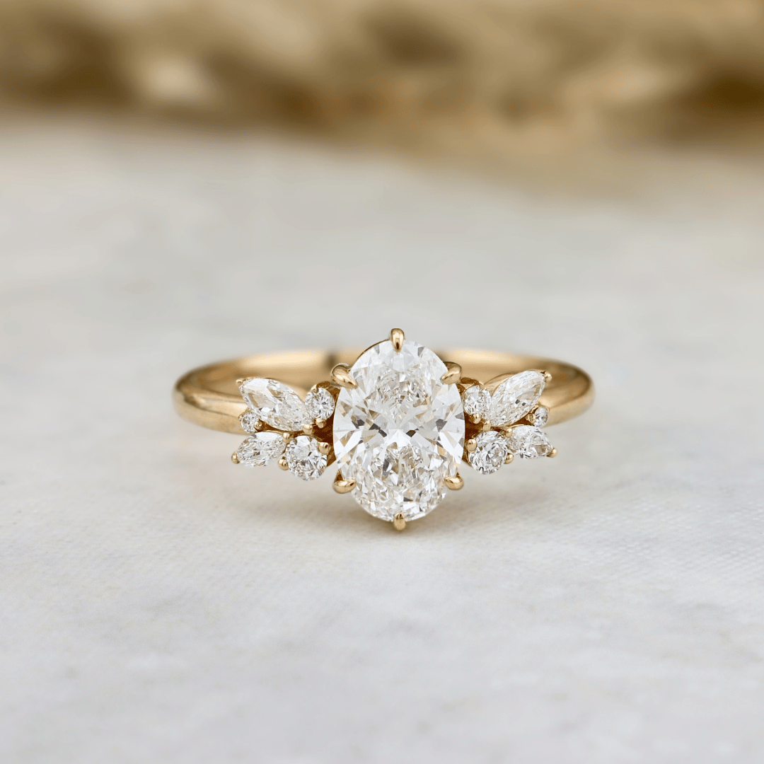 Mathieu Blanchard Bagues 5 / Or jaune 14K Bague Fancy or 14K -18K ou platine et diamants