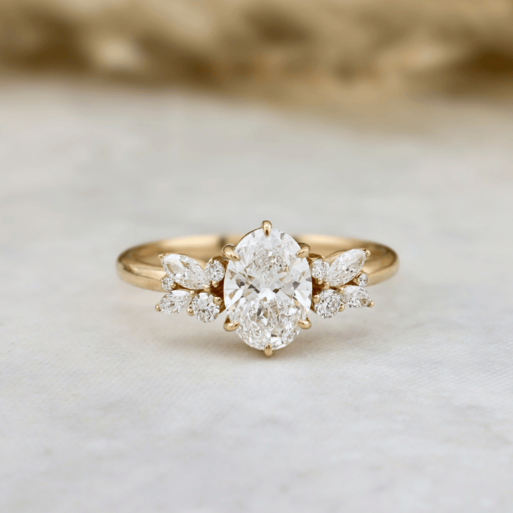 Mathieu Blanchard Bagues 5 / Or jaune 14K Bague Fancy or 14K -18K ou platine et diamants