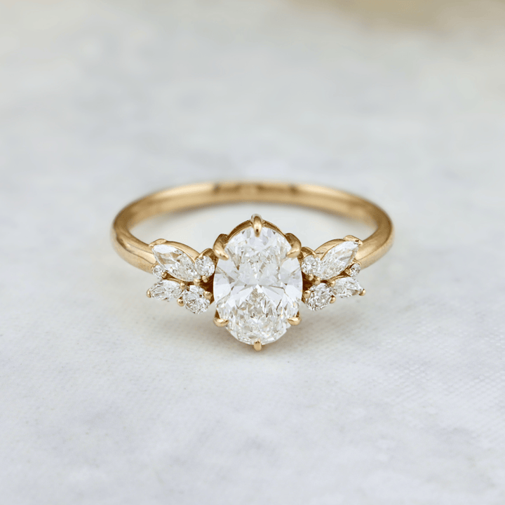 Mathieu Blanchard Bagues Bague Fancy or 14K -18K ou platine et diamants