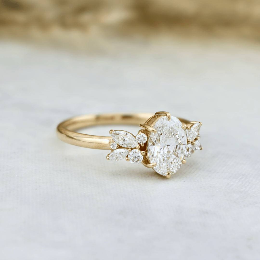 Mathieu Blanchard Bagues Bague Fancy or 14K -18K ou platine et diamants