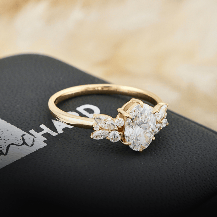 Mathieu Blanchard Bagues Bague Fancy or 14K -18K ou platine et diamants