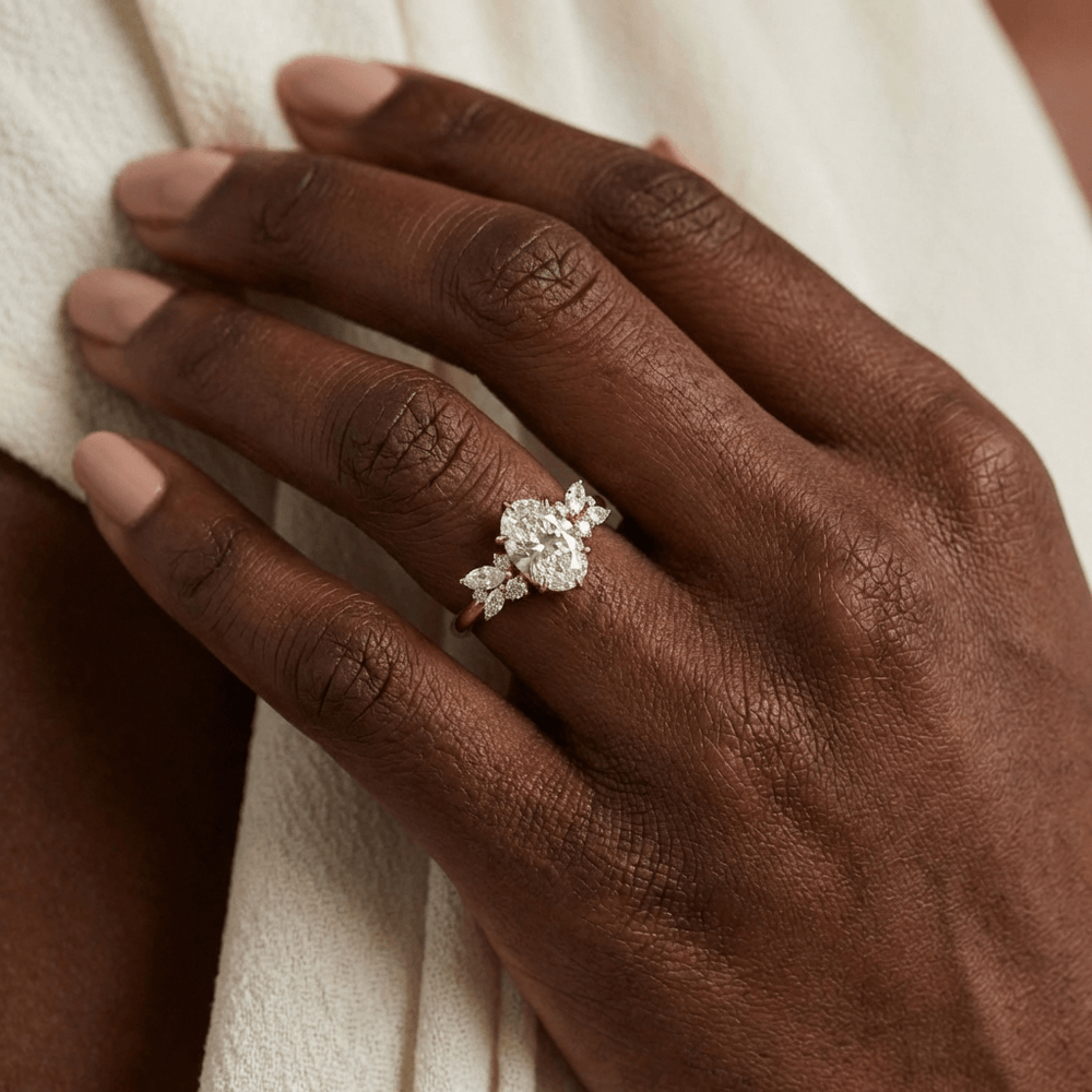 Mathieu Blanchard Bagues Bague Fancy or 14K -18K ou platine et diamants