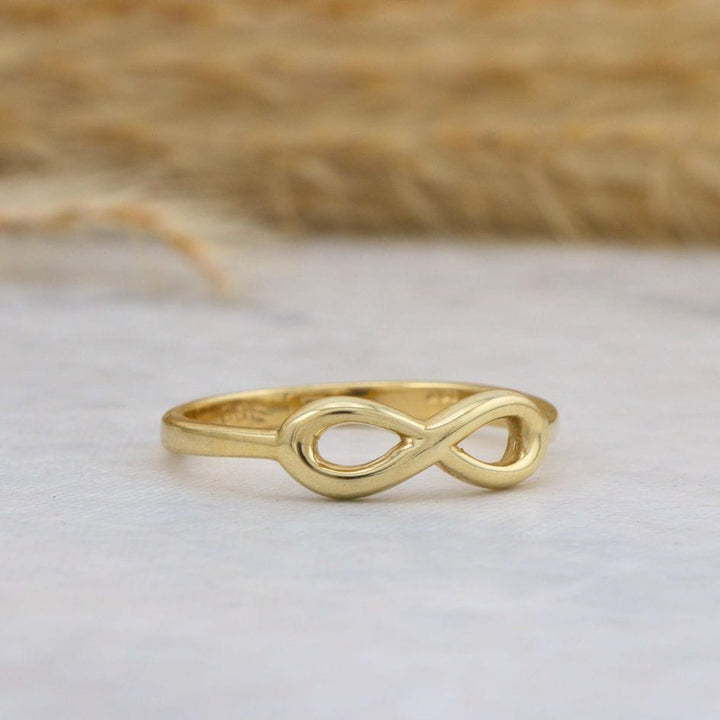 Bague Infini en or jaune 10K - Bagues Bague Infini en or jaune 10K | Minimaliste | Mathieu Blanchard Mathieu Blanchard Joaillerie