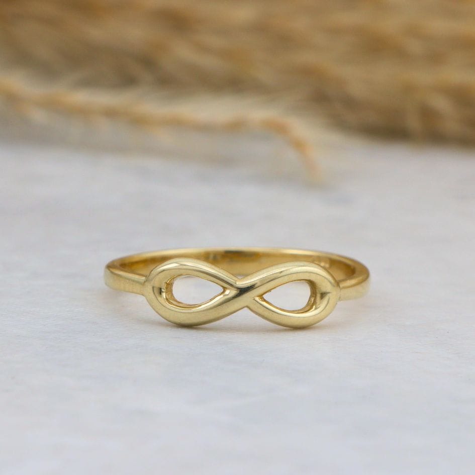Bague Infini en or jaune 10K - Bagues Bague Infini en or jaune 10K | Minimaliste | Mathieu Blanchard Mathieu Blanchard Joaillerie