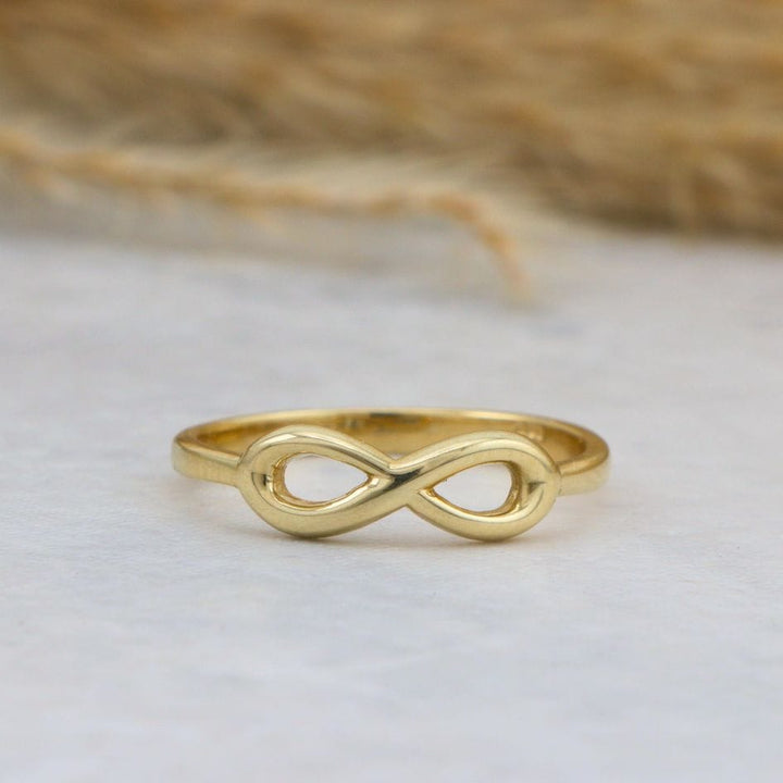 Bague Infini en or jaune 10K - Bagues Bague Infini en or jaune 10K | Minimaliste | Mathieu Blanchard Mathieu Blanchard Joaillerie