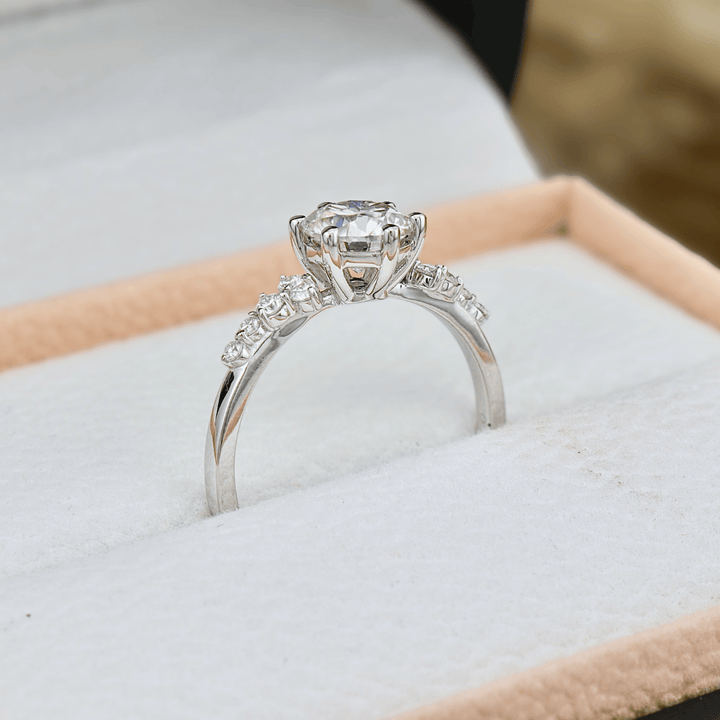 Bague Nimbus Mathieu Blanchard Bagues Bague de fiançailles sur mesure — Centrale 1ct | Mathieu Blanchard Mathieu Blanchard Joaillerie