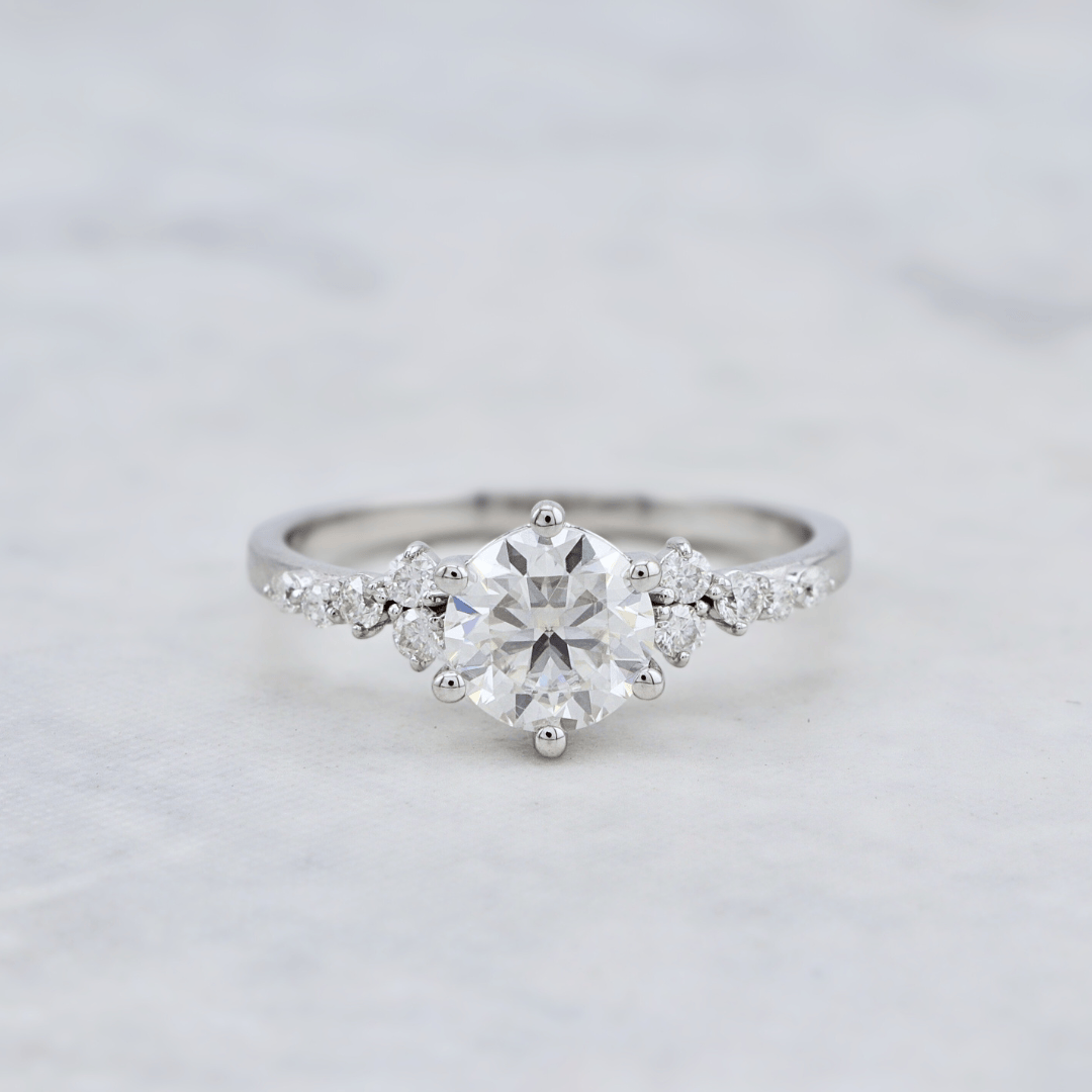 Bague Nimbus Mathieu Blanchard Bagues Bague de fiançailles sur mesure — Centrale 1ct | Mathieu Blanchard Mathieu Blanchard Joaillerie
