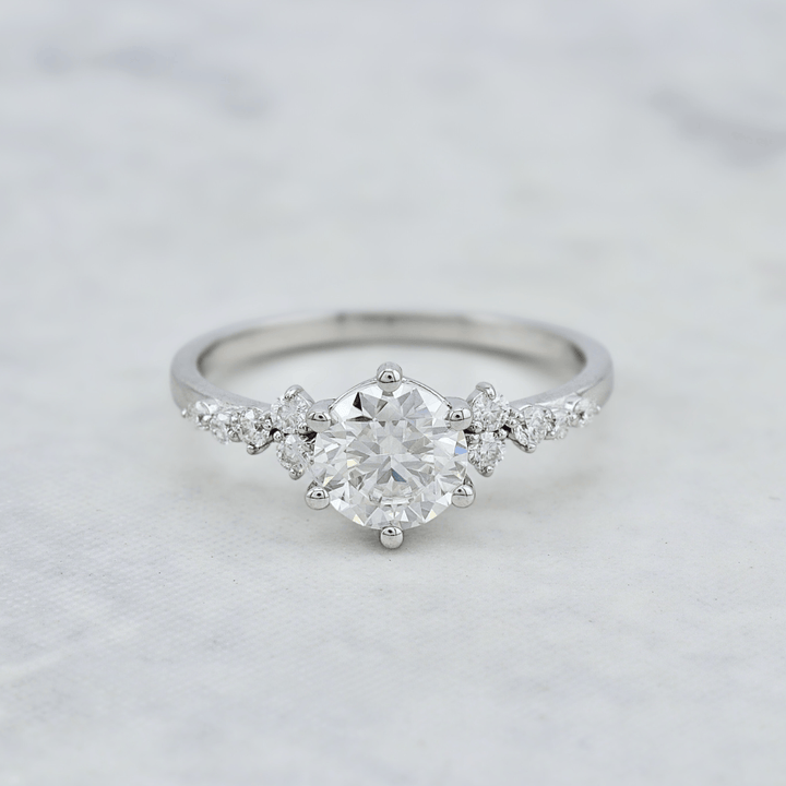 Bague Nimbus Mathieu Blanchard Bagues Bague de fiançailles sur mesure — Centrale 1ct | Mathieu Blanchard Mathieu Blanchard Joaillerie