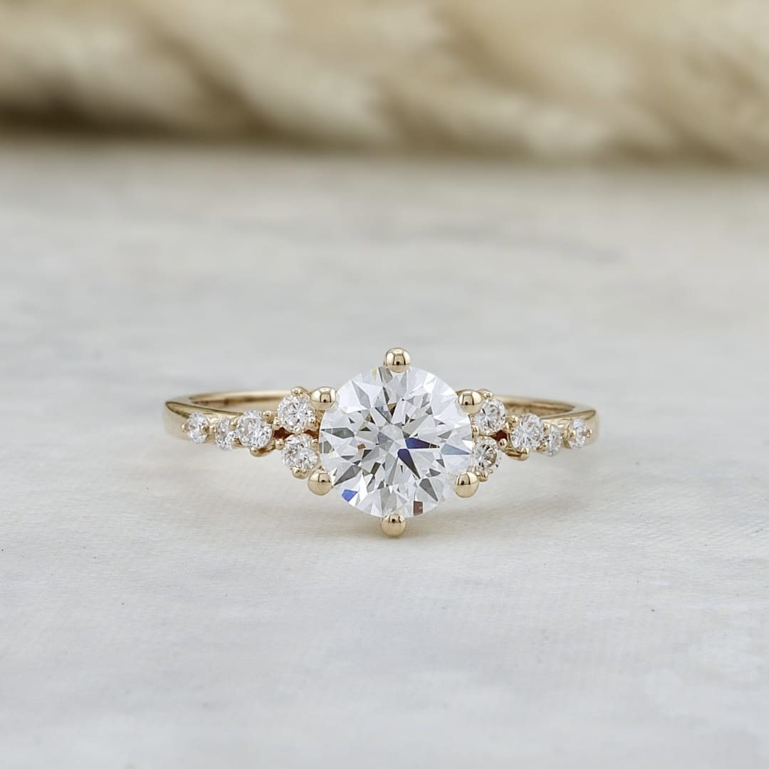 Bague Nimbus Mathieu Blanchard Bagues Bague de fiançailles sur mesure — Centrale 1ct | Mathieu Blanchard Mathieu Blanchard Joaillerie