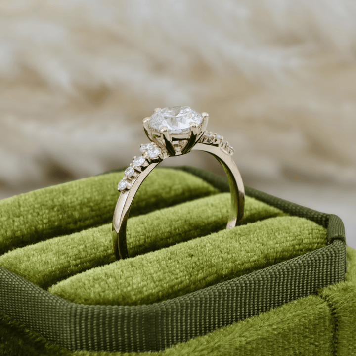 Bague Nimbus Mathieu Blanchard Bagues Bague de fiançailles sur mesure — Centrale 1ct | Mathieu Blanchard Mathieu Blanchard Joaillerie