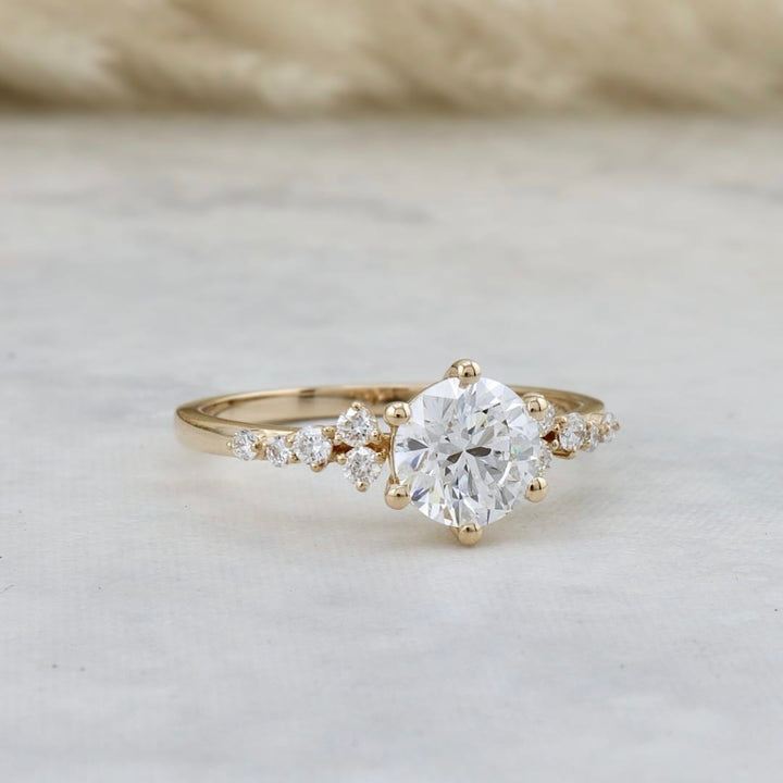 Bague Nimbus Mathieu Blanchard Bagues Bague de fiançailles sur mesure — Centrale 1ct | Mathieu Blanchard Mathieu Blanchard Joaillerie