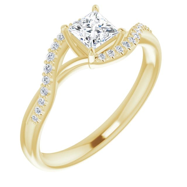 - Bagues Bague Princesse en or 14K et diamants