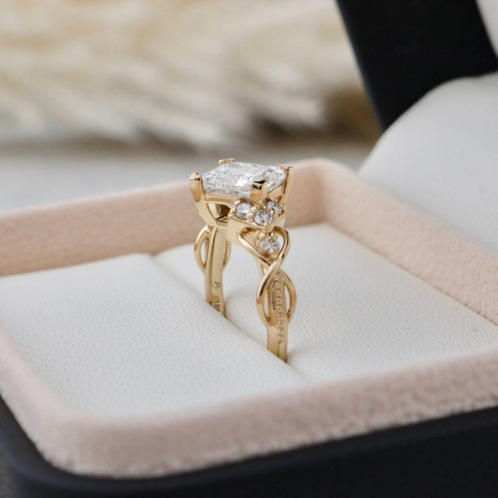 Bague Princesse Mathieu Blanchard Bague de Fiançailles en diamants 2ct princesse | Mathieu Blanchard Mathieu Blanchard Joaillerie