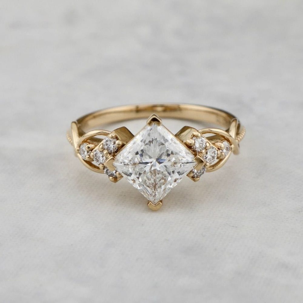 Bague Princesse Mathieu Blanchard Bague de Fiançailles en diamants 2ct princesse | Mathieu Blanchard Mathieu Blanchard Joaillerie