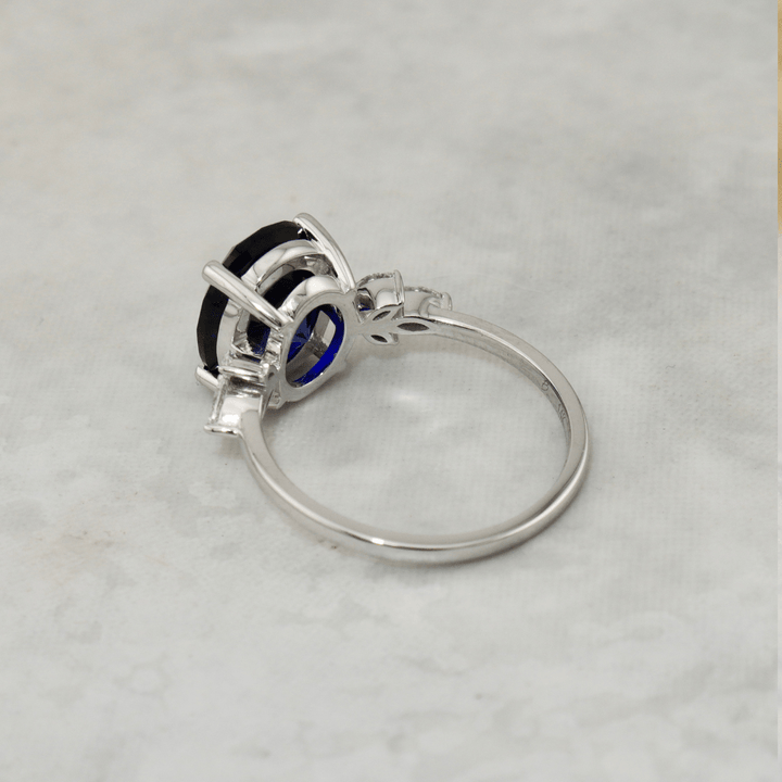 Mathieu Blanchard Bagues Bague Promise en or 14K - 18K, diamants et saphir