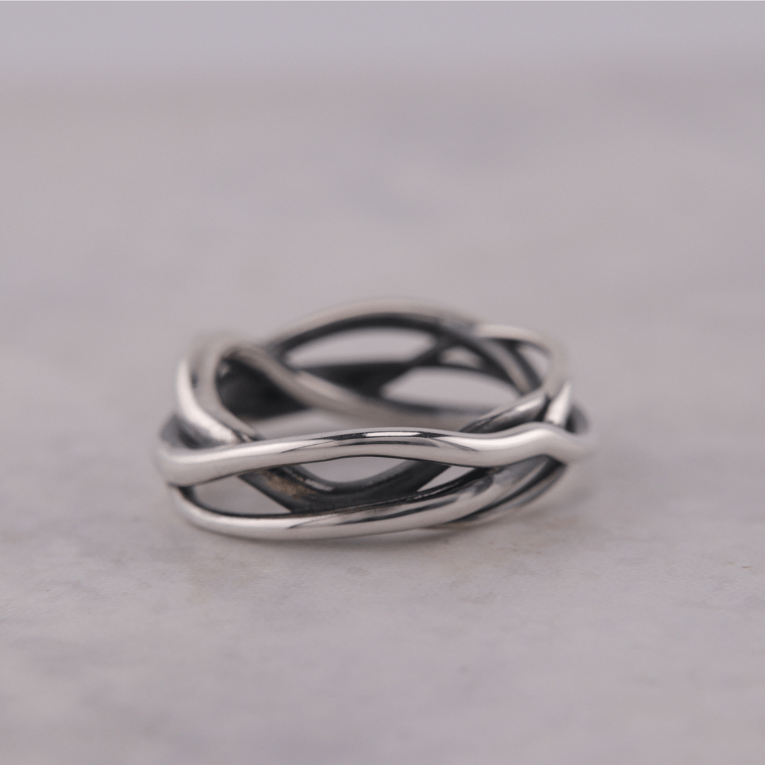 Michaud Michaud Bracelet Bague Racine en argent sterling