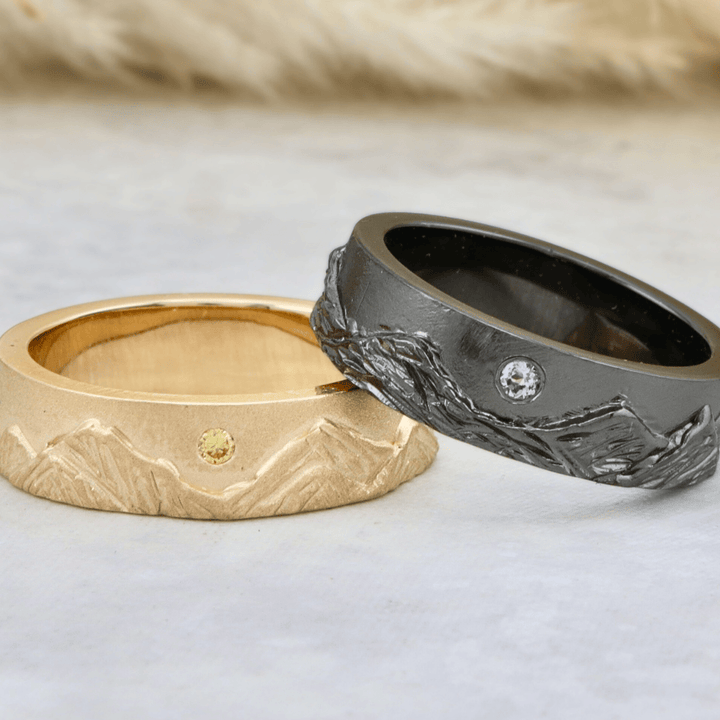 Mathieu Blanchard Bagues Bague Rocheuses canadiennes - Version nuit