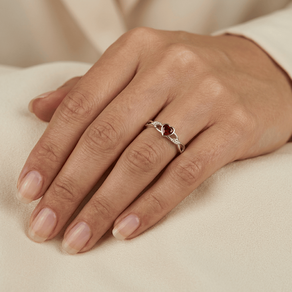 Mathieu Blanchard Bagues Bague Rubis Coeur