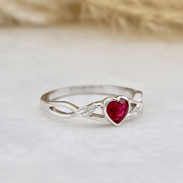 Mathieu Blanchard Bagues Bague Rubis Coeur