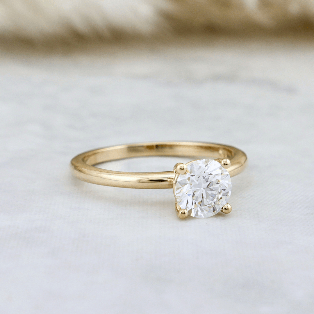Mathieu Blanchard Bagues Bague solitaire Classique en or 14K - 18K et diamant 0,5 - 1 ct