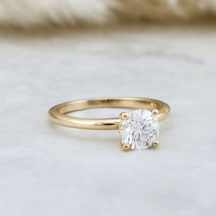 Mathieu Blanchard Bagues Bague solitaire Classique en or 14K - 18K et diamant 0,5 - 1 ct