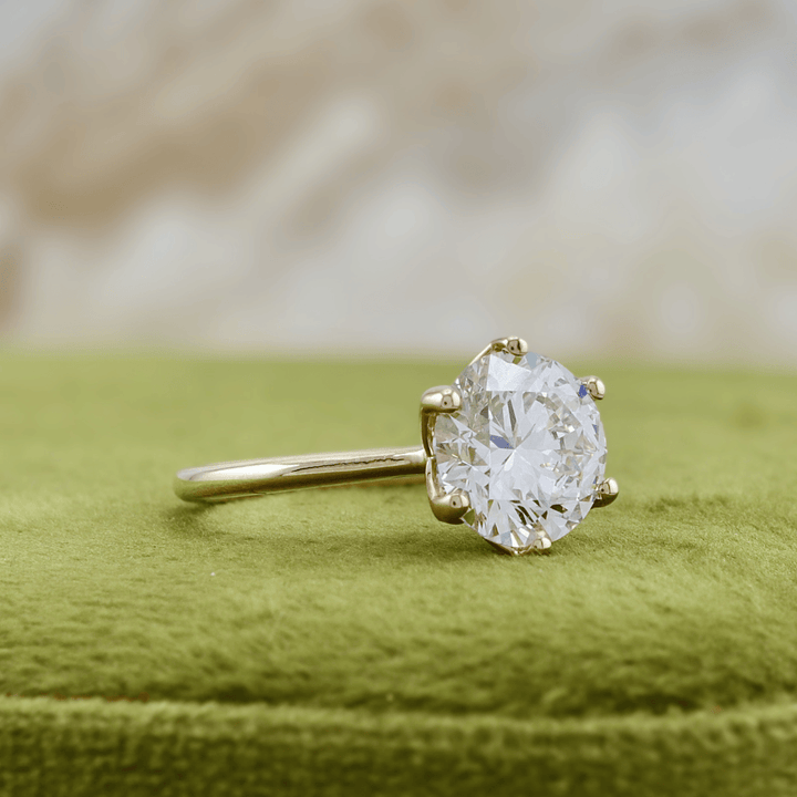 Bague Solitaire Lotus Diamant 2.5 ct Mathieu Blanchard Bagues Bague de fiançailles oval diamant de laboratoire | Mathieu Blanchard Mathieu Blanchard Joaillerie
